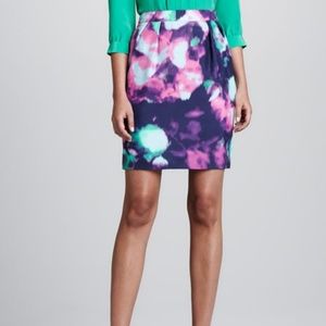 Kate Spade Colorful High Waist Floral Skirt Sz 4